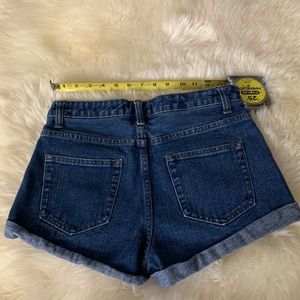 Denim short. Good condition.